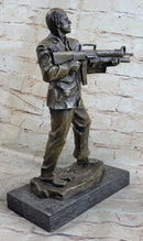 Al Pacino Scarface Say Hello to my Little Friend Bronze Statue Sculpture Figure Signed Art 14" x 8"