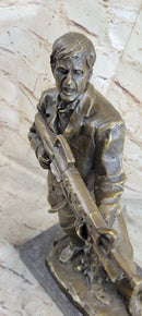 Al Pacino Scarface Say Hello to my Little Friend Bronze Statue Sculpture Figure Signed Art 14" x 8"