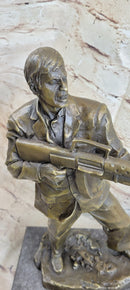 Al Pacino Scarface Say Hello to my Little Friend Bronze Statue Sculpture Figure Signed Art 14" x 8"