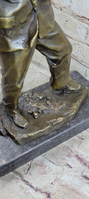 Al Pacino Scarface Say Hello to my Little Friend Bronze Statue Sculpture Figure Signed Art 14" x 8"