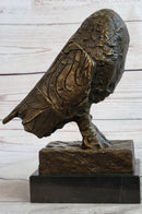 OWL by Pablo Picasso Bronze Statue Sculpture Bird Figure 9" x 8"