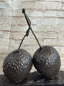 Walking Man Strawberry Alberto Giacometti Bronze Statue Sculpture 12" x 12"