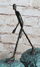 L`homme qui marche I / Walking Man 3 - Tribute to Giacometti - Bronze Sculupture