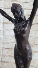 Demetre Chiparus Belly Dancer Bronze Master piece Art Work Sculpture Art Deco NR