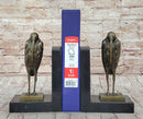 Salvador Dali Pair Pelican Bookends Book Ends Bronze Bird Lover Sculpture Statue