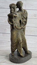 Salvador Dali Abstract Couple with Baby Modern Art Bronze Sculpture Statue Decor