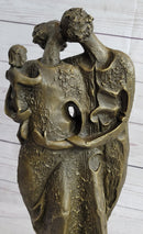 Salvador Dali Abstract Couple with Baby Modern Art Bronze Sculpture Statue Decor