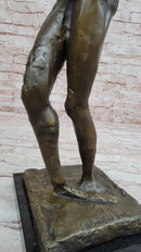 Pregnant Female Abstract Surreal Bronze Figure Statue Sculpture Salvador Dali 16" x 6"
