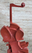 Red Cello Bronze Metal Sculpture Statue Figure Collectible Musician Musical Instrument Decor Dali