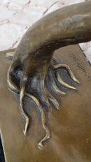 Persistence of Memory Bronze Sculpture – Melting Clock on Tree After Salvador Dali