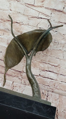 The Persistence of Memory Melting Clock by Salvador Dali Bronze Statue Sculpture Decor