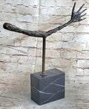 Thin Hand La Main by Alberto Giacometti Bronze Statue Sculpture Figure Brutalism 16" x 18"