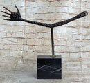 Thin Hand La Main by Alberto Giacometti Bronze Statue Sculpture Figure Brutalism 16" x 18"