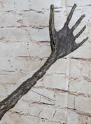Thin Hand La Main by Alberto Giacometti Bronze Statue Sculpture Figure Brutalism 16" x 18"