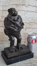 Picasso Abstract Baboon and Baby Monkey Bronze Sculpture Marble Statue Art