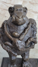 Picasso Abstract Baboon and Baby Monkey Bronze Sculpture Marble Statue Art