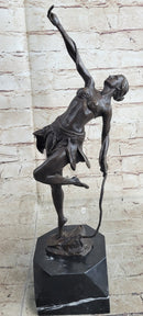 Female Dancer Art Deco Bronze Chiparus Tribute Bronze Sculpture Statue Figure