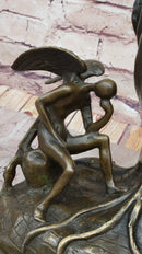 Surreal Melting Clock Bronze – Salvador Dalí Nobility of Time Sculpture