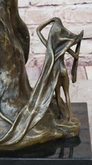 Surreal Melting Clock Bronze – Salvador Dalí Nobility of Time Sculpture