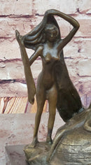 Surreal Melting Clock Bronze – Salvador Dalí Nobility of Time Sculpture