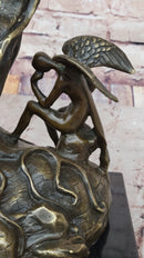 Surreal Melting Clock Bronze – Salvador Dalí Nobility of Time Sculpture