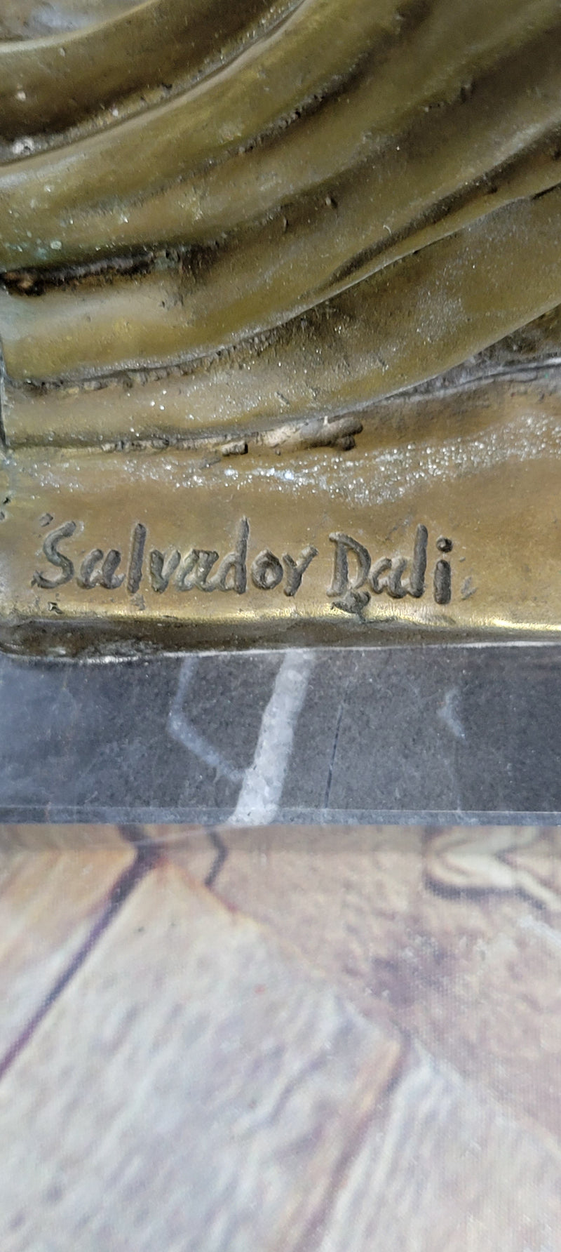 Salvador Dali Alice in Wonderland Bronze Sculpture Statue Surrealism F