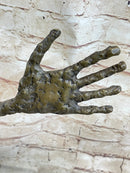 La Main by Alberto Giacometti - Bronze Metal Sculpture on Marble Base