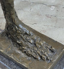 Leg by Alberto Giacometti - Bronze Metal Sculpture Statue on Marble Base