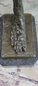 Leg by Alberto Giacometti - Bronze Metal Sculpture Statue on Marble Base