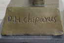 Free as Bird by D.H Chiparus Elegant Woman Genuine Solid Bronze Sculpture Decor
