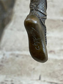 Chiparus Art Deco Hot Cast Bronze Russian Dancer Sculpture w/ Resin Hands & Face