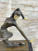 Art Deco Bronze Figurine Clara by Chiparus Statue Sculpture Home Decor Sale Deal