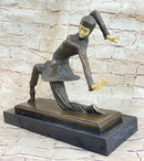 Art Deco Bronze Figurine Clara by Chiparus Statue Sculpture Home Decor Sale Deal