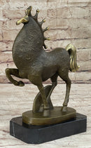 Abstract Surreal Horse Bronze Figure Statue Sculpture Original Art by Milo
