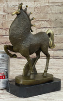 Abstract Surreal Horse Bronze Figure Statue Sculpture Original Art by Milo