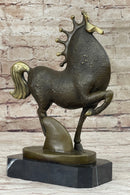 Abstract Surreal Horse Bronze Figure Statue Sculpture Original Art by Milo