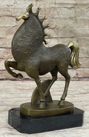 Abstract Surreal Horse Bronze Figure Statue Sculpture Original Art by Milo