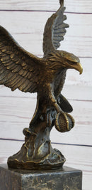 Hand Made American Bald Eagle by Milo Bookend Book End Museum Quality Bronze
