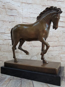 Tang Horse by Barye Art Deco Modern Bronze Sculpture Figurine Hot Cast Statue