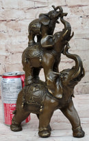 Collectible Bronze Elephant Safari Statue Art Figure Figurine Animal Hot Cast