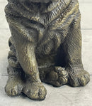 Shar Pei Puppy Dog Bronze Metal Sculpture Figurine Signed Original Art