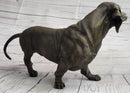 Dachshund Weiner Dog Bronze Metal Figure Figurine Sculpture Statue Decor Original Art 9" x 17"