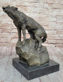 Abstract Crude Impressionist Horse Bronze Sculpture Statue Original Art Signed