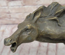 Abstract Crude Impressionist Horse Bronze Sculpture Statue Original Art Signed
