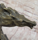 Abstract Crude Impressionist Horse Bronze Sculpture Statue Original Art Signed