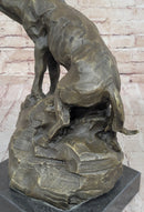 Abstract Crude Impressionist Horse Bronze Sculpture Statue Original Art Signed