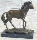 Large Arabian Horse Bronze Sculpture Statue By Williams Figurine Figure Decor