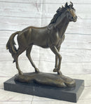 Large Arabian Horse Bronze Sculpture Statue By Williams Figurine Figure Decor