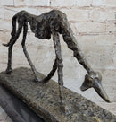 Modern Artwork - Dog (1951) - Signed - Animal Bronze Sculpture Statue Figure