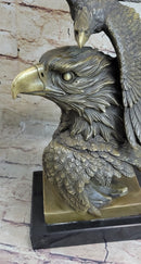 Large American Bald Eagle Hot Cast Bronze Sculpture Figurine Figure Statue Deal